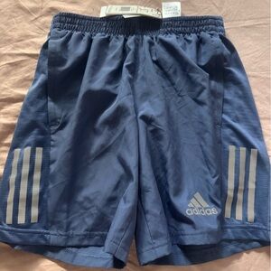 Adidas Men’s Reflective Blue Running Shorts. Size small